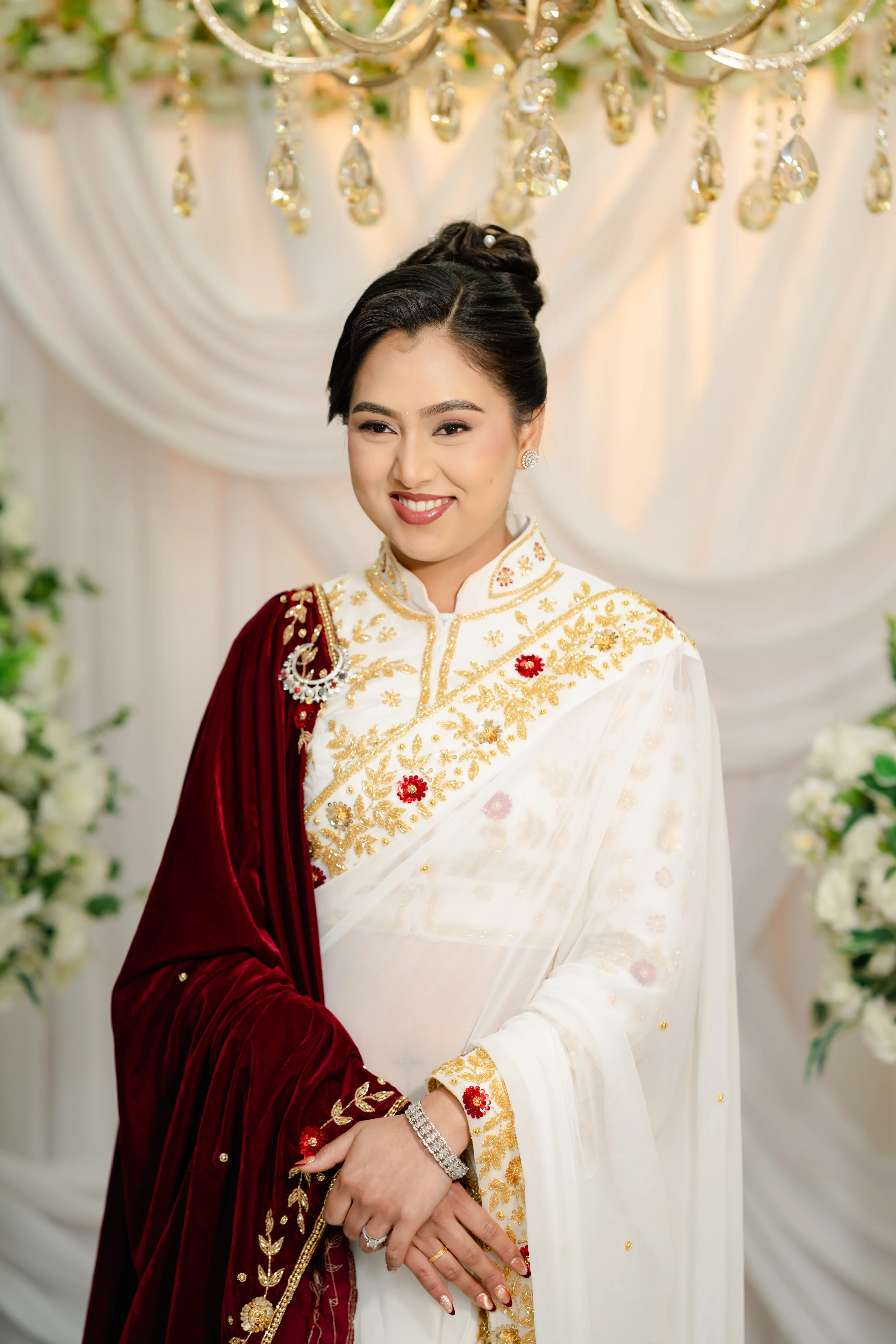 Bridal portrait details